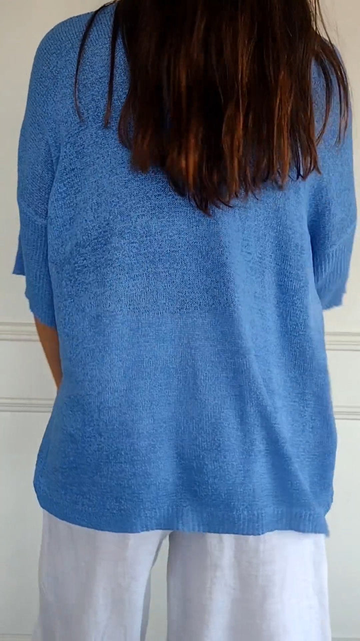 Alexa™ Knit Top with V-neck